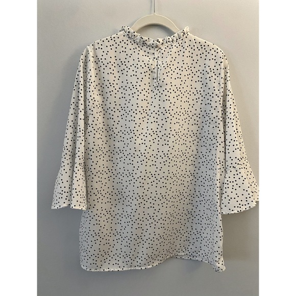 Piper & Scoot Christina Dot Flare Sleeve Blouse - Picture 6 of 6